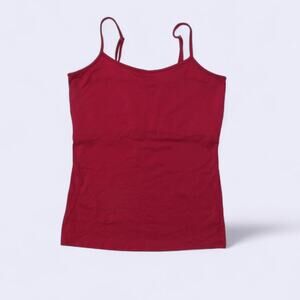 Red sparkly tank top with